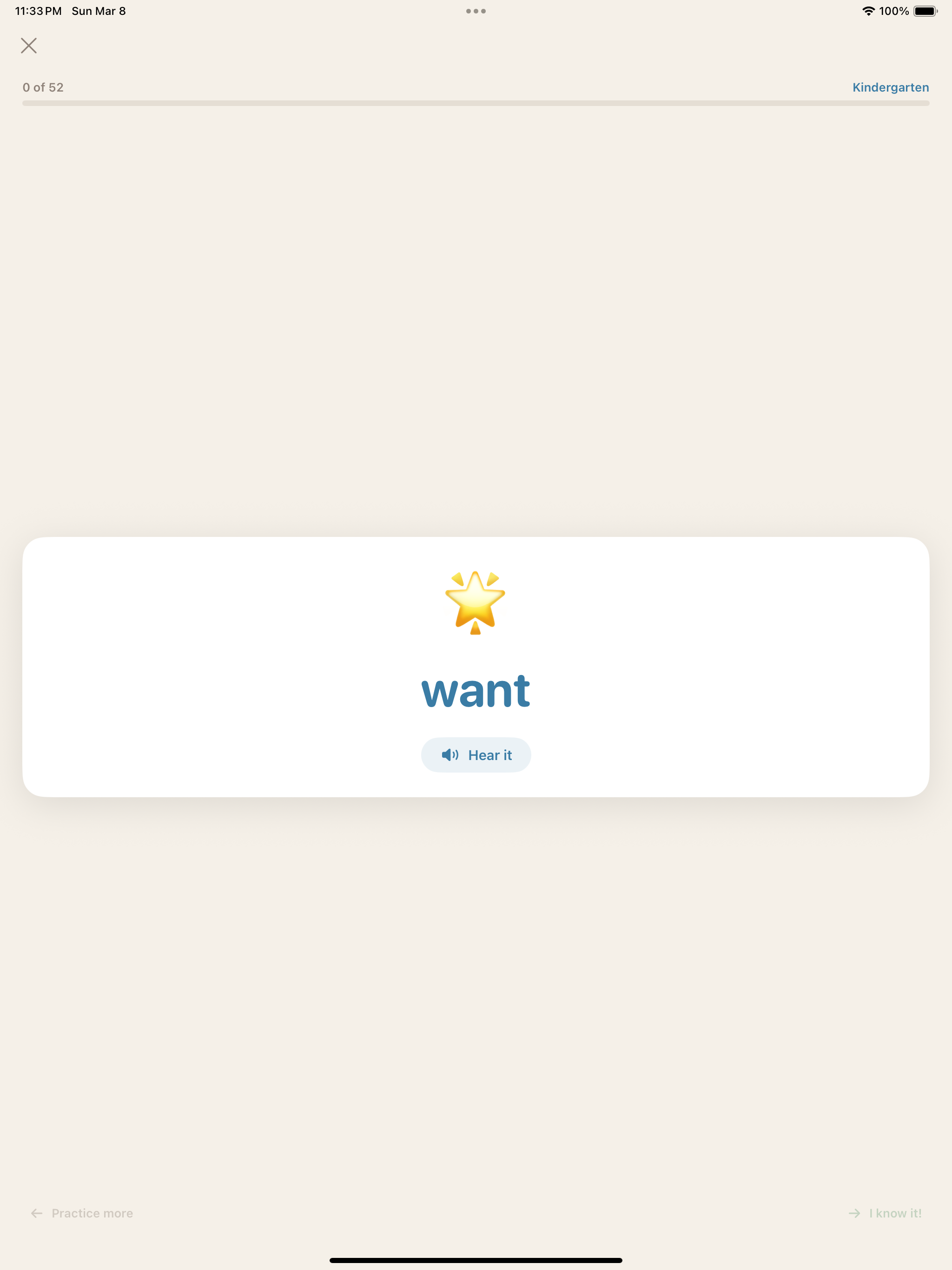 Sight Words — iPad